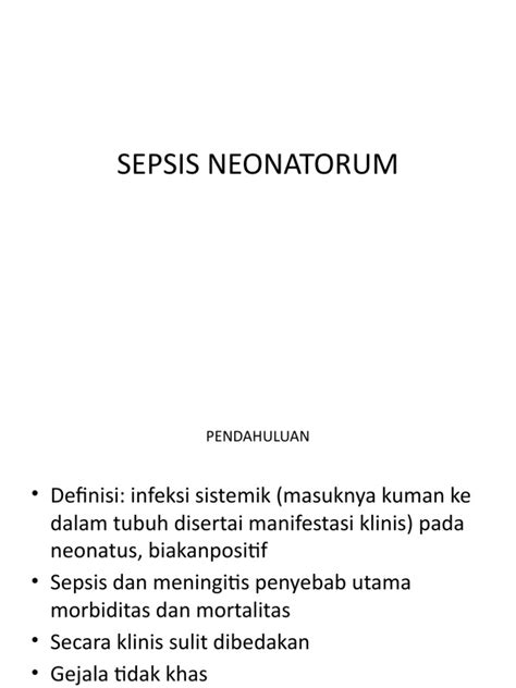 sepsis neonatorum jurnal